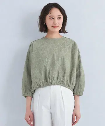 green label relaxing 돌먼 블라우스