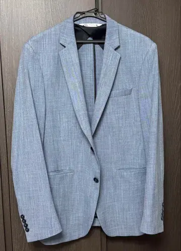 ZARA 테일러드 자켓 라이트 블루