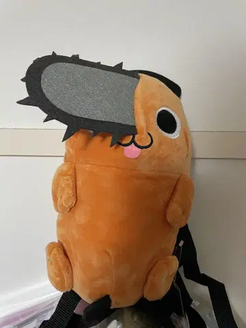 즉시 구매 가능! 체인소 맨 포치타 봉제 인형 백팩 1종