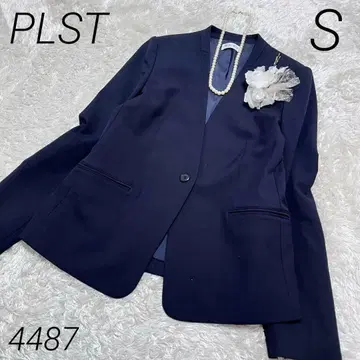 PLST 플라스테 노카라 자켓 네이비 S 네이비 재킷