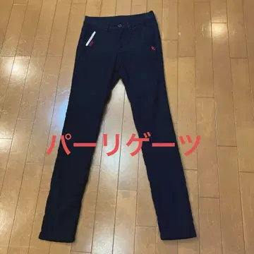 PG 로고 자수 슬림핏 팬츠 여성용