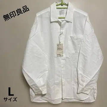 무인양품 MUJI 와시콘 셔츠 남성용 L 사이즈 미사용