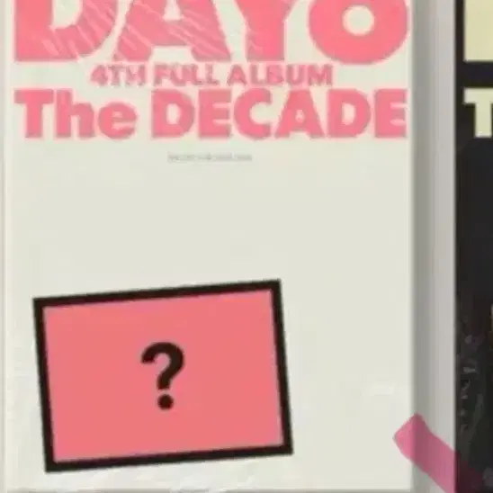데이식스 the decade 앨범 성진ver 네컷 포카 포스터 엽서 등