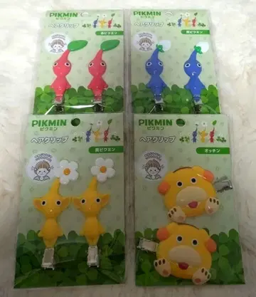 [ 메루카리 택배 ] 피크민 헤어 클립 세트
