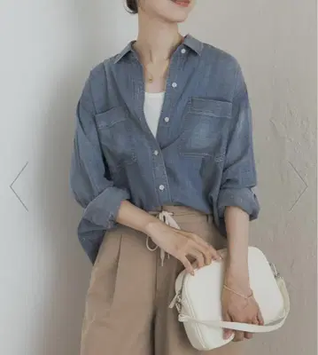 새상품 어반 리서치 도어스 시어 데님 셔츠