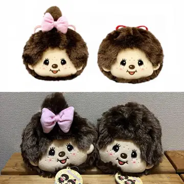 몬치치 봉제 인형 복조리 2종 세트 파우치 미니 페이스 마스코트