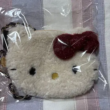 바로우 키티 페이스형 2WEY 복슬복슬 미니 숄더백