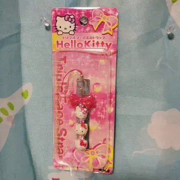 키티 트리플 페이스 스트랩 2005 핑크 라나