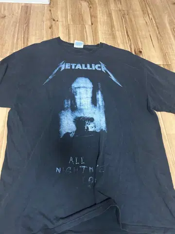 Metallica T셔츠 All Nightmare Long 블랙