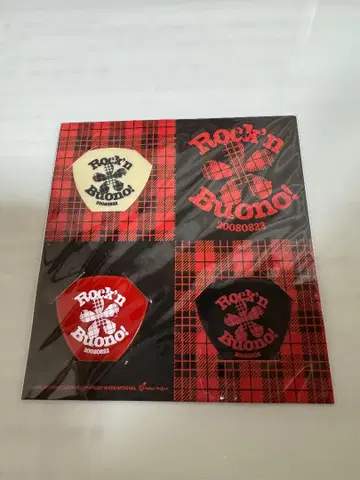 Rock'n Buono! 2008 굿즈 피크 3개