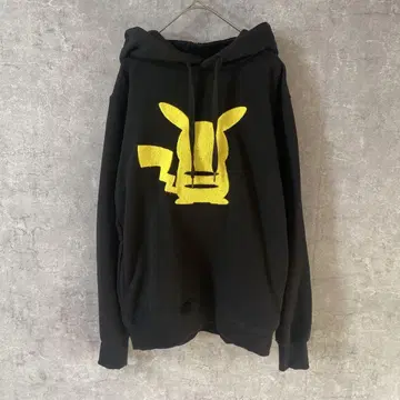 graniph 그라니프 피카츄 후드 맨투맨 모코모코 로고 S 사이즈