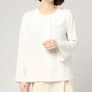 allureville 알아바일 플레어 슬리브 블라우스 긴팔