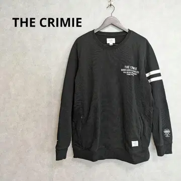 THE CRIMIE 클라이미 로고 프린트 맨투맨 트레이닝복 XXL