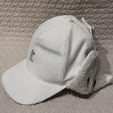 디즈니 플라이트 캡 코듀로이 화이트