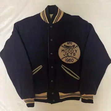 60s Moody Jets 바시티 자켓
