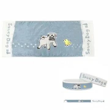 SaucyDog 그림 그리기 타월 & 러버 밴드