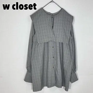 w closet 더블 클로젯 2WAYBIG 칼라 튜닉