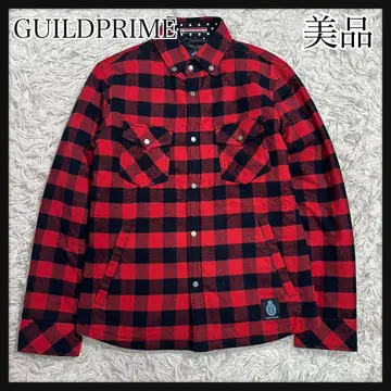 새상품급 GUILDPRIME 버팔로 체크 다운 자켓