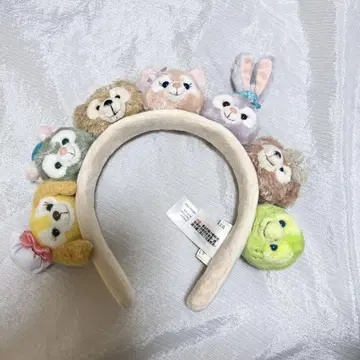 홍콩 디즈니 한정판 더피 프렌즈 머리띠