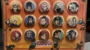 NARUTO 캔 배지 세트