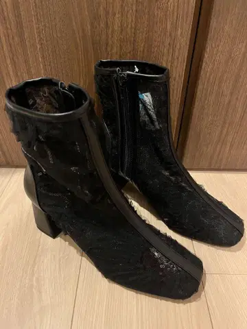 숏부츠 미사용 레이스