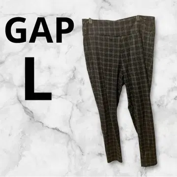 GAP 체크 무늬 스키니 팬츠 L