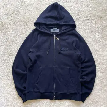 muta MARINE x ACANTHUS 집업 후드티 네이비