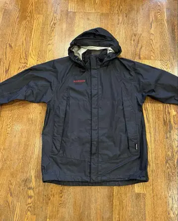 MAMMUT 후드 부착 나일론 자켓 블랙