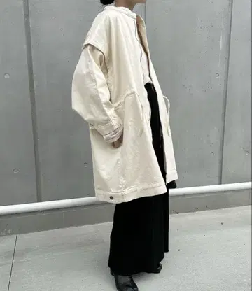 2way 데님 드로우 스트링 아우터