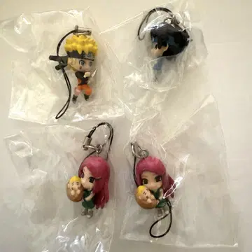 NARUTO 나루토 스트랩 4개 세트