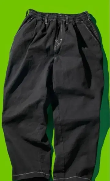 HUF 블랙 와이드 팬츠 L 사이즈