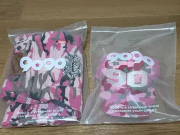 9090 카모 핑크 캡 팬츠 세트 별도 판매 가능 초특가 새상품