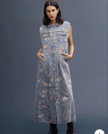 FIORE PRINT DENIM DRESS