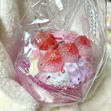 말랑말랑 반짝반짝 선생님 딸기 크림 금붕어 어항 체리 클리어 빅
