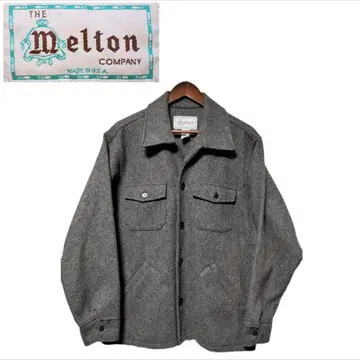 melton 멜톤 컴퍼니 울 코트 자켓 미국제