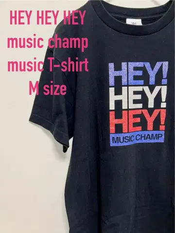 HEYHEYHEY MUSICCHAMP 로고T셔츠 다운타운