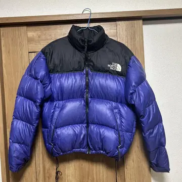 THE NORTH FACE 다운 자켓 블랙/보라색