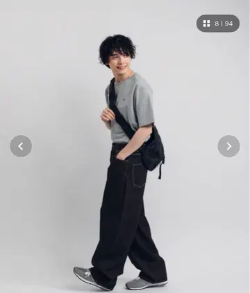 뮤에타 MUHET 하이웨스트 코쿤 데님 팬츠 사이즈 S