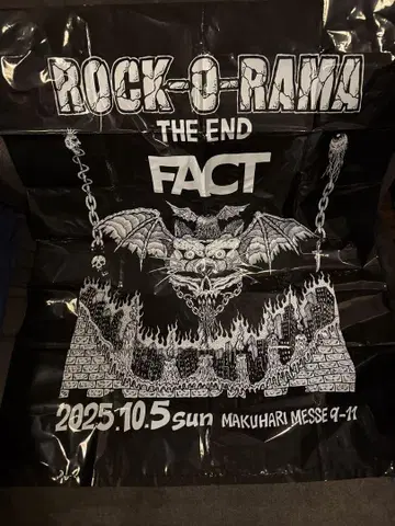 FACT 클록 백 ROCK-O-RAMA THE END