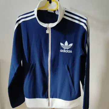 adidas 베켄바우어 트랙탑 네이비/화이트 XS 거의 새상품