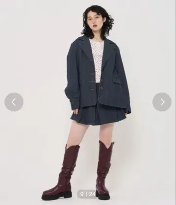 tinajojun 데님 셋업