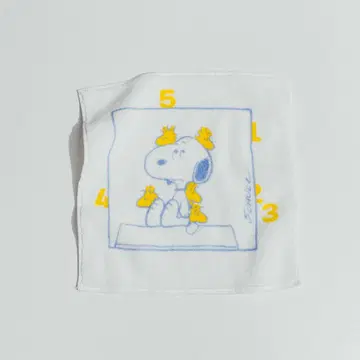 스누피 뮤지엄 5주년 미니 타월 미사용 새상품