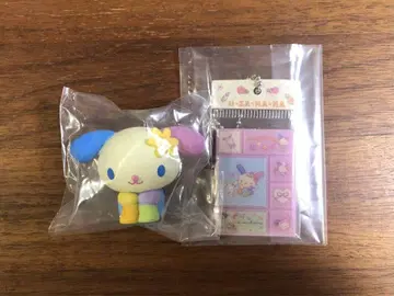 산리오 우사하나 기다림 타일 씰 미니어처 참