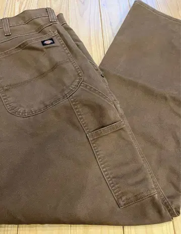 Dickies 디키즈 덕 원단 페인터 팬츠 브라운 구제 의류