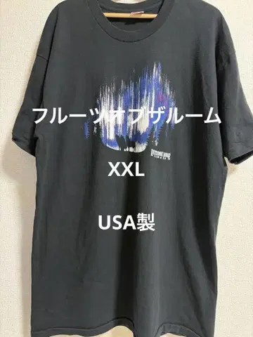 FRUIT OF THE LOOM 블랙 T셔츠 XXL USA제
