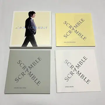 ASKA SCRAMBLE CD Blu-ray 2장 세트 포토북 포함