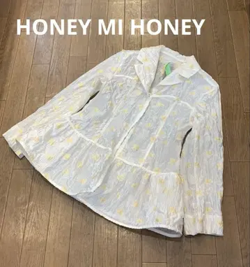 HONEY MI HONEY 오간자 플라워 본 자켓
