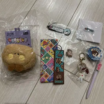 BT21 Shooky CC 케이스 봉제 인형 BTS 윤기 SUGA