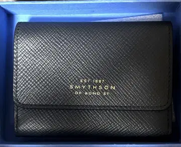 SMYTHSON 블랙 코인 케이스