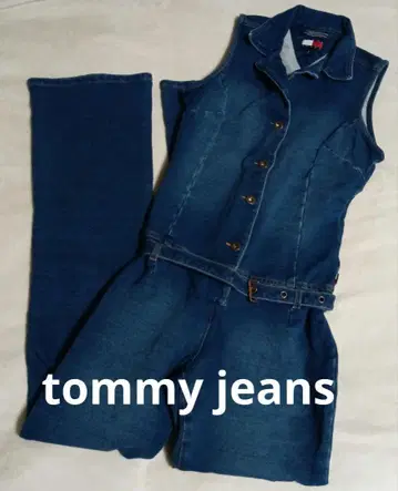 타미힐피거 진스 오버롤 살로펫 size M